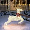 Joiedomi 5ft Fabric White Buck Christmas Yard Light -Christmas Ornaments Sales Store 5ft Yard Lights Fabric White Buck Jumping 6 600x600 1