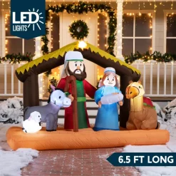 Joiedomi 6.5ft Large Nativity Scene Inflatable 9 Joiedomi 6.5ft Large Nativity Scene Inflatable -Christmas Ornaments Sales Store 6.5ft Large Nativity Scene Inflatable 2 1 600x600 1