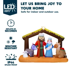 Joiedomi 6.5ft Large Nativity Scene Inflatable 10 Joiedomi 6.5ft Large Nativity Scene Inflatable -Christmas Ornaments Sales Store 6.5ft Large Nativity Scene Inflatable 3 1 600x600 1