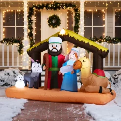 Joiedomi 6.5ft Large Nativity Scene Inflatable 11 Joiedomi 6.5ft Large Nativity Scene Inflatable -Christmas Ornaments Sales Store 6.5ft Large Nativity Scene Inflatable 4 2 600x600 1