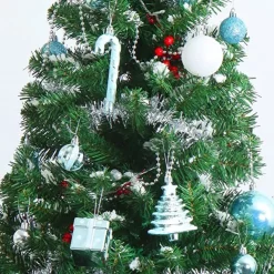 Joiedomi 60pcs Blue And White Christmas Ball Ornaments 13 Joiedomi 60pcs Blue And White Christmas Ball Ornaments -Christmas Ornaments Sales Store 60Pcs Christmas Assorted Ornaments with a Star Tree Topper 5 600x600 1