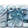 Joiedomi 60pcs Blue And White Christmas Ball Ornaments