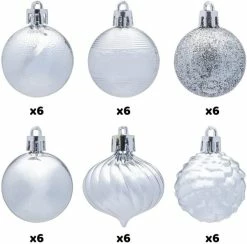 Joiedomi 36pcs Silver Christmas Balls Shatterproof 1.57in 11 Joiedomi 36pcs Silver Christmas Balls Shatterproof 1.57in -Christmas Ornaments Sales Store 61BFvHuzN1L. AC SL1200 600x592 1