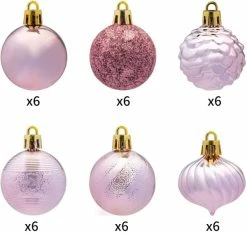 Joiedomi 36pcs Rose Gold Christmas Ball Ornaments 1.57in -Christmas Ornaments Sales Store 61LvO5pIY L. AC SL1200 600x567 1