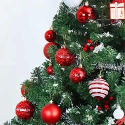 Joiedomi 66pcs Red And White Christmas Ornaments -Christmas Ornaments Sales Store 66Pcs Christmas Assorted Ornaments Red amp White 6 600x600 1