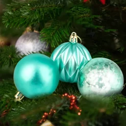 Joiedomi 24pcs Baby Blue Christmas Shatterproof Ornaments 2.36in -Christmas Ornaments Sales Store 66Pcs Christmas Assorted Ornaments with a Star Tree Topper 3 600x600 1