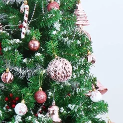 Joiedomi 60pcs Assorted Christmas Ornaments Rosegold And White -Christmas Ornaments Sales Store 66Pcs Christmas Assorted Ornaments with a Star Tree Topper Red amp White 2 600x600 1