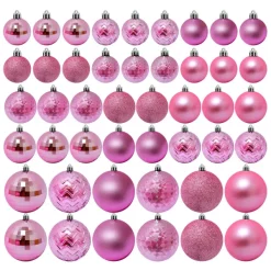 Joiedomi 46Pcs Assorted Size Light Pink Christmas Ball Ornaments -Christmas Ornaments Sales Store 6Pcs Assorted Size Light Pink Christmas Ball Ornaments 1 600x600 1