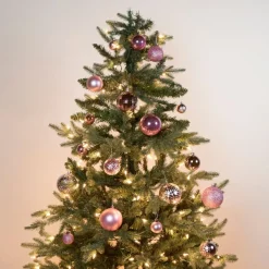 Joiedomi 46Pcs Assorted Size Light Pink Christmas Ball Ornaments -Christmas Ornaments Sales Store 6Pcs Assorted Size Light Pink Christmas Ball Ornaments 2 600x600 1