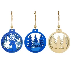 Joiedomi 6pcs Reindeer Carved Blue Wooden Christmas Ornaments 10 Joiedomi 6pcs Reindeer Carved Blue Wooden Christmas Ornaments -Christmas Ornaments Sales Store 6Pcs Blue Wooden Ornaments 3 result 600x600 1