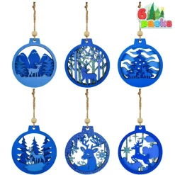 Joiedomi 6pcs Reindeer Carved Blue Wooden Christmas Ornaments 13 Joiedomi 6pcs Reindeer Carved Blue Wooden Christmas Ornaments -Christmas Ornaments Sales Store 6Pcs Blue Wooden Ornaments 5 result 600x600 1