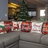 Joyin 6pcs Christmas Buffalo Plaid Pillow Covers -Christmas Ornaments Sales Store 6Pcs Christmas Buffalo Pillow Covers 7 600x450 1
