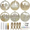 Joiedomi 6pcs DIY Wooden Christmas Ornaments 1 Joiedomi 6pcs DIY Wooden Christmas Ornaments -Christmas Ornaments Sales Store 6Pcs DIY Wooden Christmas Ornaments 2 结果