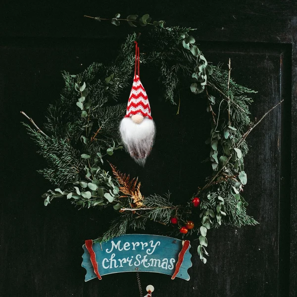 Joyin 6Pcs Pine-cone Body Gnome Ornaments Set 5 Joyin 6Pcs Pine-cone Body Gnome Ornaments Set - Image 4