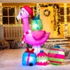 Joiedomi 6ft Christmas Flamingo With Gift Boxes -Christmas Ornaments Sales Store 6ft Christmas Flamingo with Gift Boxes 1 result 600x600 1