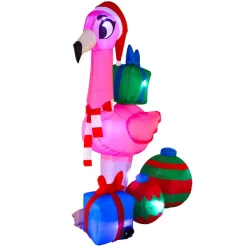 Joiedomi 6ft Christmas Flamingo With Gift Boxes 9 Joiedomi 6ft Christmas Flamingo With Gift Boxes -Christmas Ornaments Sales Store 6ft Christmas Flamingo with Gift Boxes 2 result 600x600 1