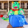 Joiedomi 6ft LED Christmas Dragon Inflatable In A Gift Box