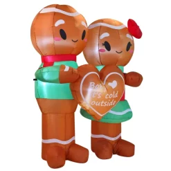 Joiedomi 6ft Couple Gingerman Inflatable Christmas Decorations -Christmas Ornaments Sales Store 6ft Couple Gingerman Inflatable Christmas Decorations 4 result scaled 600x600 1