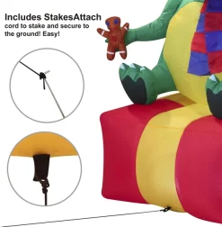 Joiedomi 6ft Inflatable LED Christmas Dinosaur Sitting On A Gift -Christmas Ornaments Sales Store 6ft Inflatable LED Christmas Dinosaur Sitting on a Gift 3 result 600x612 1