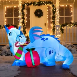 Joiedomi 6ft LED Blue Christmas Inflatable Dragon Guarding Gift 11 Joiedomi 6ft LED Blue Christmas Inflatable Dragon Guarding Gift -Christmas Ornaments Sales Store 6ft Inflatable LED Christmas Dragon Guarding Gift 2 600x600 1