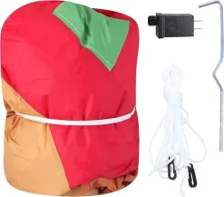 Joiedomi 6ft Inflatable LED Christmas Puppy In A Gift -Christmas Ornaments Sales Store 6ft Inflatable LED Christmas Puppy in a Gift 7 result 600x528 1