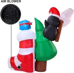 Joiedomi 5ft Inflatable LED I've Been Good Sign Penguin 11 Joiedomi 5ft Inflatable LED I've Been Good Sign Penguin -Christmas Ornaments Sales Store 6ft Inflatable LED Ive Been Good Sign Penguin 3 600x594 1