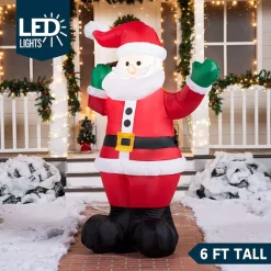 Joiedomi 6ft Inflatable LED Santa Carry Gift Bag 9 Joiedomi 6ft Inflatable LED Santa Carry Gift Bag -Christmas Ornaments Sales Store 6ft Inflatable LED Santa Carry Gift Bag 5 1 600x600 1