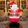 Joiedomi 6ft Inflatable LED Santa Carry Gift Bag