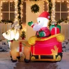 Joiedomi 6ft Inflatable LED Santa Claus On Sleigh Decoration 2 Joiedomi 6ft Inflatable LED Santa Claus On Sleigh Decoration -Christmas Ornaments Sales Store 6ft Inflatable LED Santa Claus on Sleigh Decoration 1 1 600x600 1
