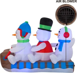 Joiedomi 6ft Inflatable LED Snowmen On A Sleigh Ride 11 Joiedomi 6ft Inflatable LED Snowmen On A Sleigh Ride -Christmas Ornaments Sales Store 6ft Inflatable LED Snowmen on a Sleigh Ride 4 result 600x569 1