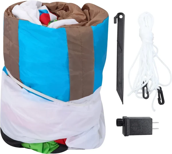 Joiedomi 6ft Inflatable LED Snowmen On A Sleigh Ride 8 Joiedomi 6ft Inflatable LED Snowmen On A Sleigh Ride - Image 6