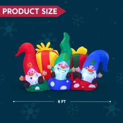 Joiedomi 6ft Inflatable LED Three Happy Christmas Gnome 11 Joiedomi 6ft Inflatable LED Three Happy Christmas Gnome -Christmas Ornaments Sales Store 6ft Inflatable LED Three Happy Christmas Gnome 5 600x600 1