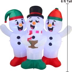 Joiedomi 6ft Inflatable LED Three Snowman Christmas Caroling 10 Joiedomi 6ft Inflatable LED Three Snowman Christmas Caroling -Christmas Ornaments Sales Store 6ft Inflatable LED Three Snowman Christmas Caroling 3 result 600x601 1