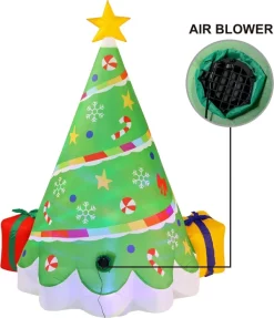 Joiedomi 6ft Inflatable Rainbow Ribbon Christmas Tree Decoration 10 Joiedomi 6ft Inflatable Rainbow Ribbon Christmas Tree Decoration -Christmas Ornaments Sales Store 6ft Inflatable Rainbow Ribbon Christmas Tree Decoration 3 result 600x698 1