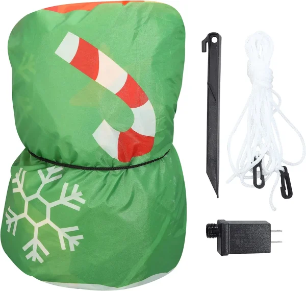 Joiedomi 6ft Inflatable Rainbow Ribbon Christmas Tree Decoration 7 Joiedomi 6ft Inflatable Rainbow Ribbon Christmas Tree Decoration - Image 5