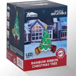 Joiedomi 6ft Inflatable Rainbow Ribbon Christmas Tree Decoration 13 Joiedomi 6ft Inflatable Rainbow Ribbon Christmas Tree Decoration -Christmas Ornaments Sales Store 6ft Inflatable Rainbow Ribbon Christmas Tree Decoration 6 result 600x595 1
