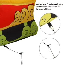 Joiedomi 6ft LED Santa Claus On Llama Sleigh Inflatable -Christmas Ornaments Sales Store 6ft LED Inflatable Christmas Outdoor Deoration 3 result 600x612 1