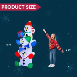 Joiedomi 6ft LED Inflatable Snowman Decoration 12 Joiedomi 6ft LED Inflatable Snowman Decoration -Christmas Ornaments Sales Store 6ft LED Inflatable Snowman Decoration 7 600x600 1