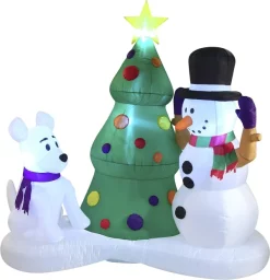 Joiedomi 6ft LED Tall Christmas Inflatable Snowman -Christmas Ornaments Sales Store 6ft LED Tall Christmas Inflatable Snowman 2 result 600x622 1