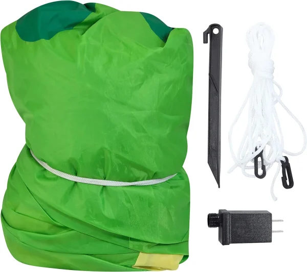 Joiedomi 6ft Tall LED Christmas Inflatable Dinosaur 8 Joiedomi 6ft Tall LED Christmas Inflatable Dinosaur - Image 6