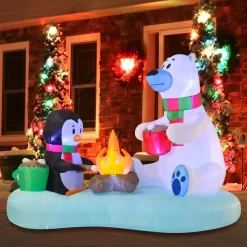 Joiedomi 6ft Long Inflatable Hot Cocoa And S'Mores