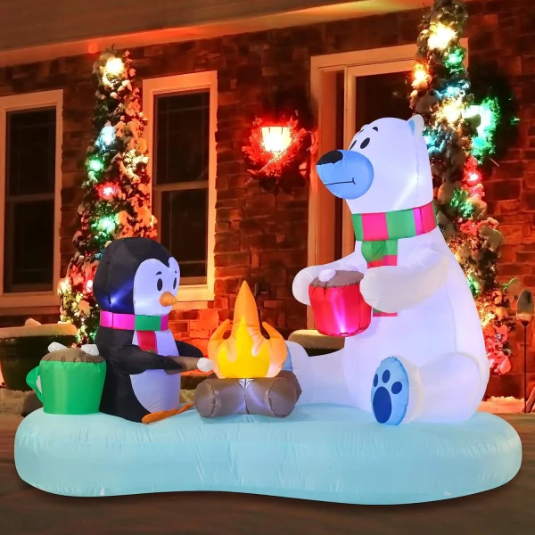 Joiedomi 6ft Long Inflatable Hot Cocoa And S'Mores 3 Joiedomi 6ft Long Inflatable Hot Cocoa And S'Mores
