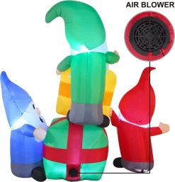 Joiedomi 6ft Long LED 3 Christmas Gnome Inflatable 11 Joiedomi 6ft Long LED 3 Christmas Gnome Inflatable -Christmas Ornaments Sales Store 6ft Long LED Christmas Gnome Inflatable 5 result 600x624 1