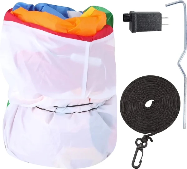 Joiedomi 6ft Long LED 3 Christmas Gnome Inflatable 8 Joiedomi 6ft Long LED 3 Christmas Gnome Inflatable - Image 6