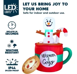 Joiedomi 6ft LED Christmas Inflatable Snowman In Mug With Cookie 10 Joiedomi 6ft LED Christmas Inflatable Snowman In Mug With Cookie -Christmas Ornaments Sales Store 6ft Tall LED Christmas Inflatable Snowman 1 600x583 1