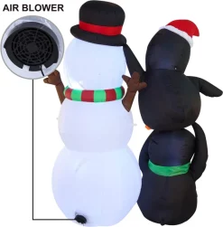 Joiedomi 6ft Tall LED Two Penguin Inflatable Decoration 11 Joiedomi 6ft Tall LED Two Penguin Inflatable Decoration -Christmas Ornaments Sales Store 6ft Tall LED Two Penguin Inflatable Decoration 4 result 600x610 1