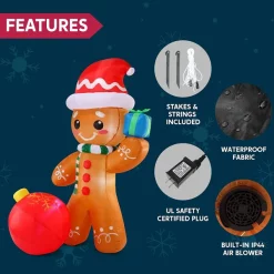 Joiedomi 6ft Tall LED Welcome Sign Inflatable Christmas Decor -Christmas Ornaments Sales Store 6ft Tall LED Welcome Sign Inflatable Christmas Decor 6 结果 600x600 1