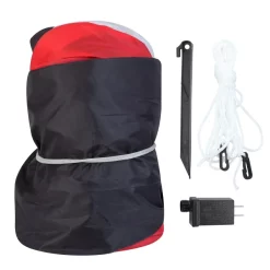 Joiedomi 6ft Long Inflatable Christmas Wiener Dog -Christmas Ornaments Sales Store 6ft Weiner Dog Eyes covered by a hug hat 6 result 600x600 1