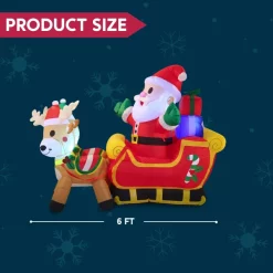 Joiedomi 6ft Wide Santa Clause Inflatables Decoration 12 Joiedomi 6ft Wide Santa Clause Inflatables Decoration -Christmas Ornaments Sales Store 6ft Wide Santa Clause Inflatables Decoration 1 600x600 1