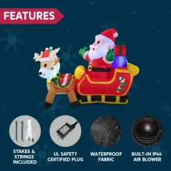 Joiedomi 6ft Wide Santa Clause Inflatables Decoration 13 Joiedomi 6ft Wide Santa Clause Inflatables Decoration -Christmas Ornaments Sales Store 6ft Wide Santa Clause Inflatables Decoration 2 600x600 1